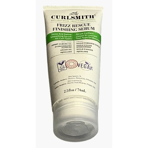 Curlsmith Frizz Rescue Finishing Serum 2.5 Fl Oz Shine & Define Smoothing Serum - Picture 9 of 10